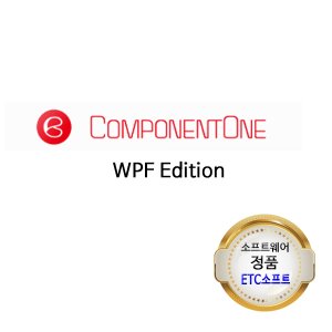 컴포넌트 원 ComponentOne Studio-WPF 신규 라이선스